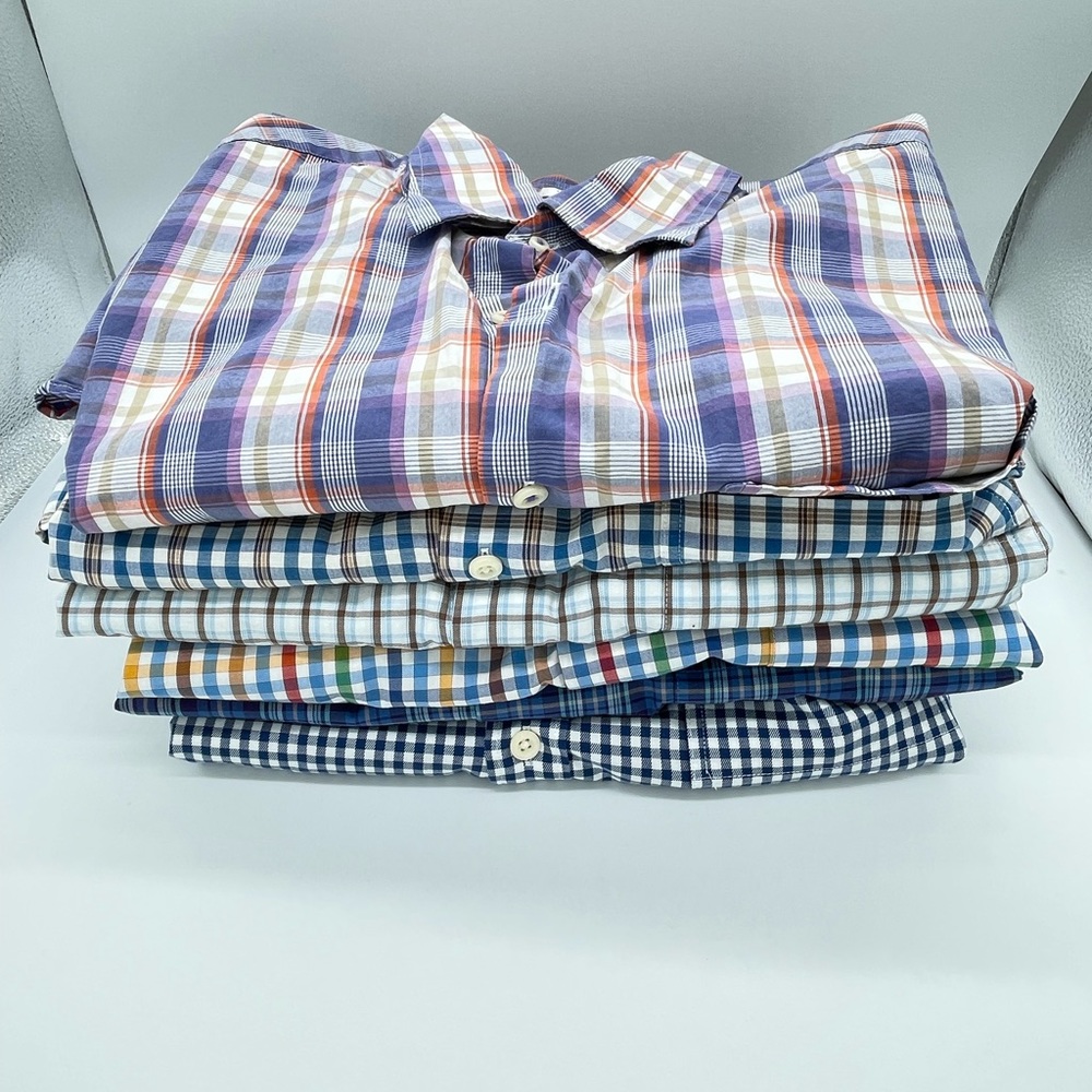 6 Peter Millar Button Down Shirts Men’s XL Long Sleeve